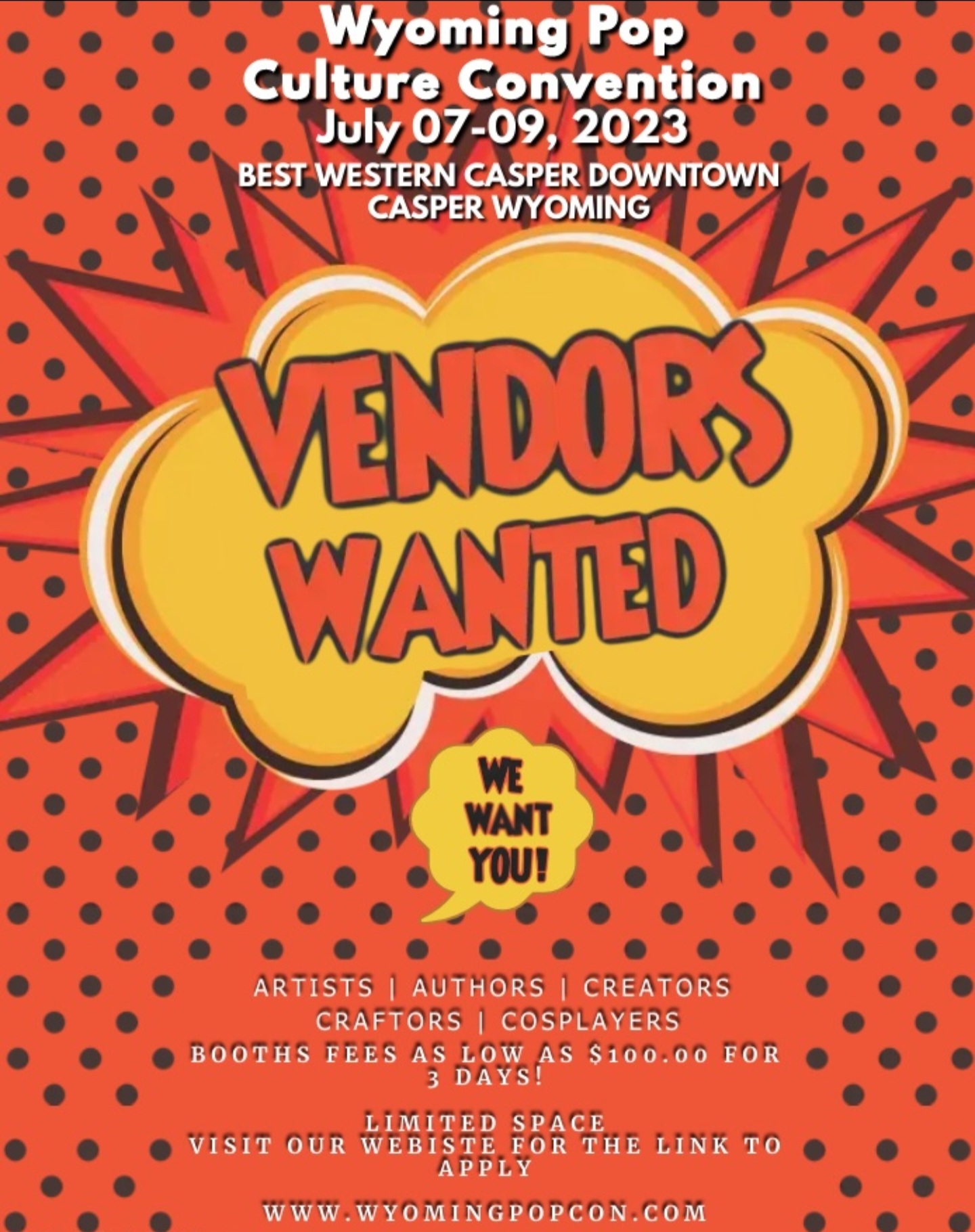 VENDORS click here for booths